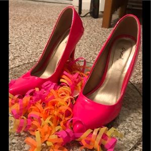 Hot Pink High Heels